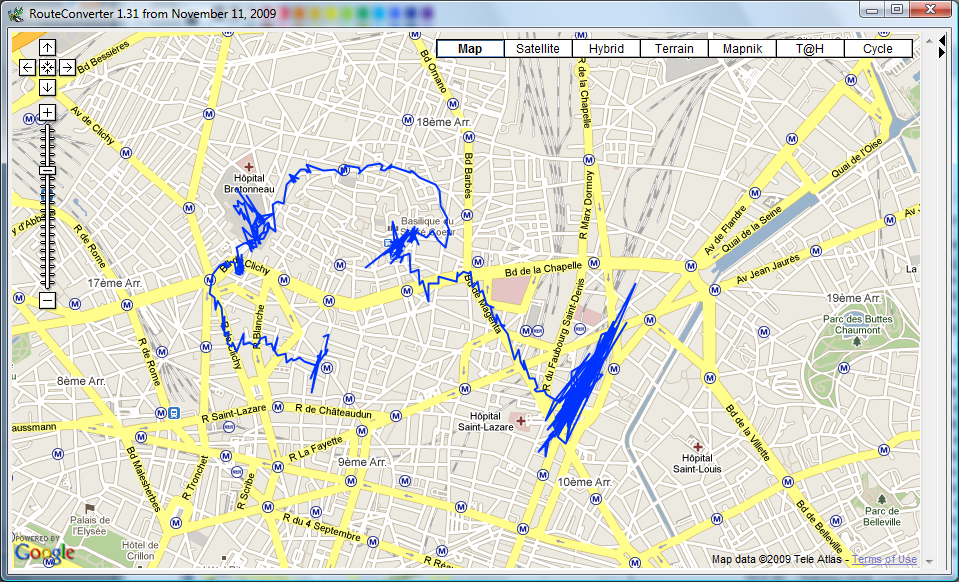 Show a fullscreen map